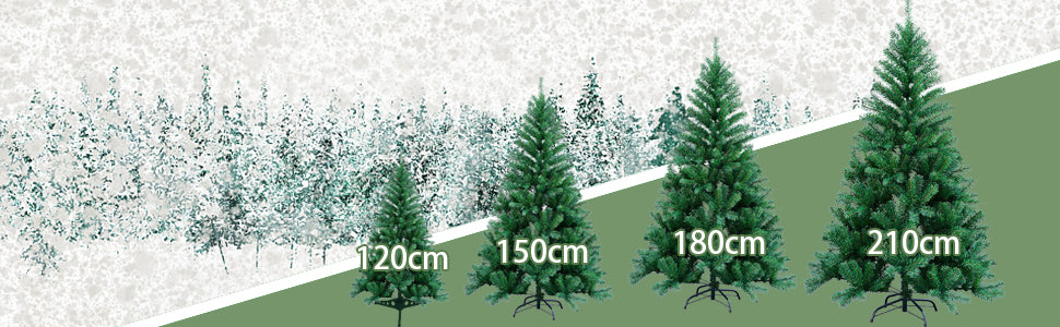 Christmas Tree Artificial Tree with Stand, Xmas Home Décor