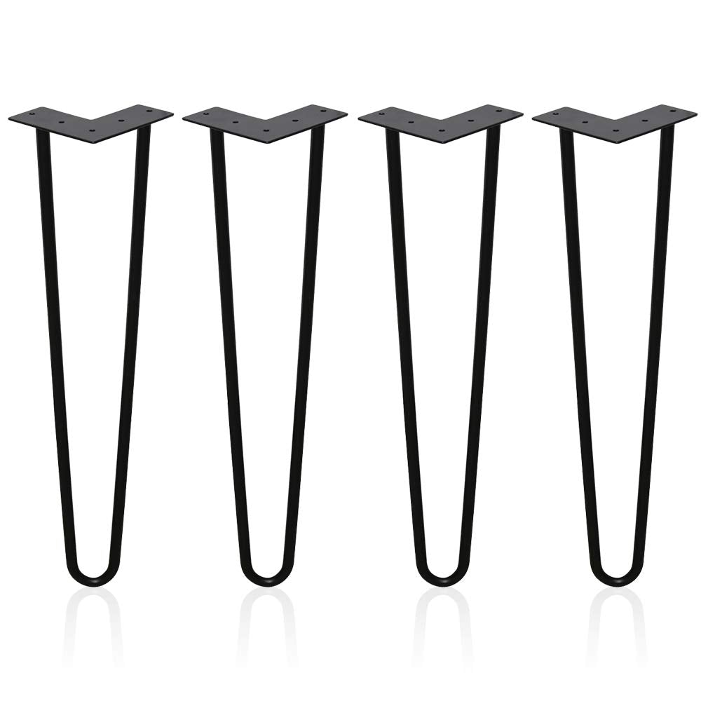 Goluckyin 4er Hairpin Legs desk table legs 35cm 2 rod