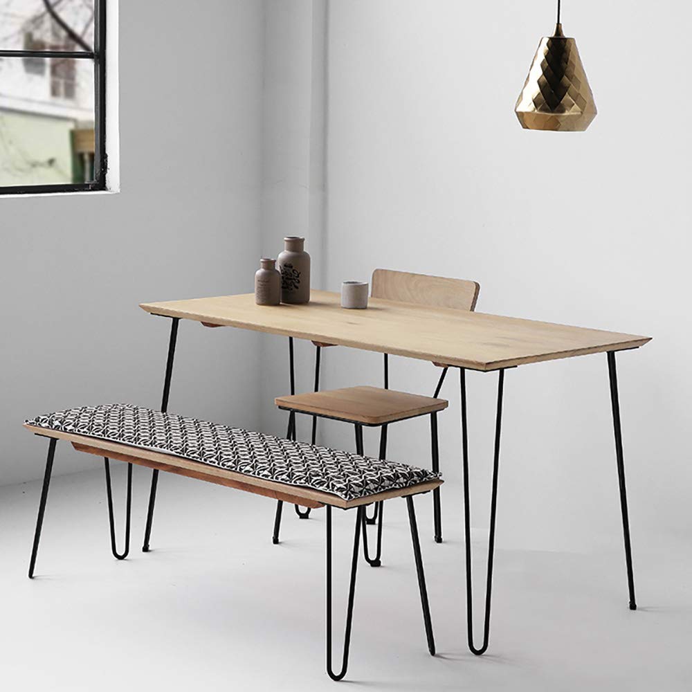 Goluckyin 4er Hairpin Legs desk table legs 45cm 2 rod