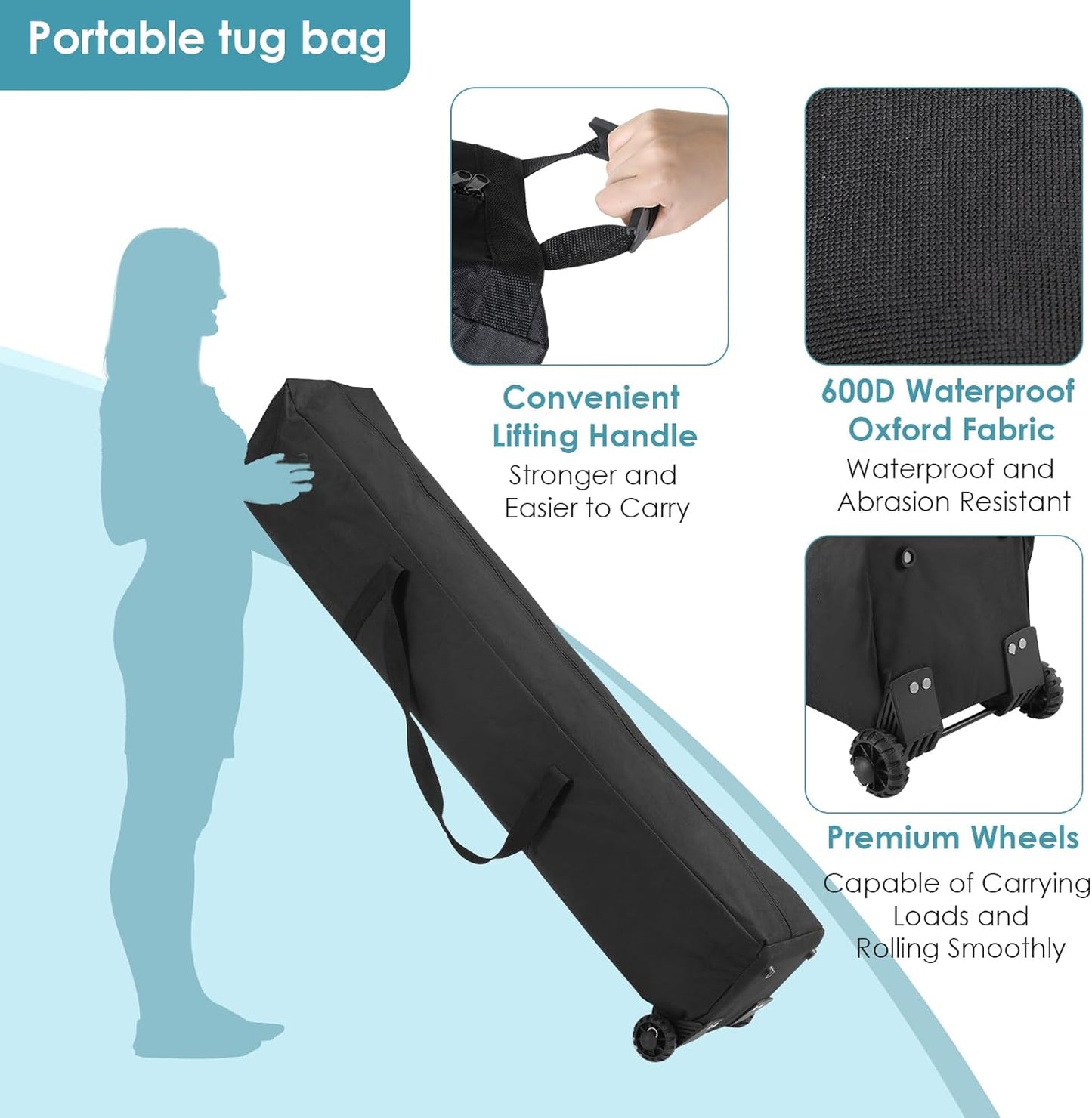 3.3x3.3m Gazebo with 4 Mosquito Net Sidewalls, One-Push Folding Gazebo, Waterproof and Stable, Double Roof Party Tent with UV Protection 50+, Garden Gazebo with 4 Sandbags, for Patio/Market/Camping, Grey White