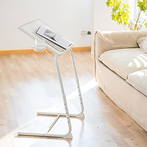 Modern side table tray table, lazy folding computer desk, portable work desk, bedside table, easy learning, notebook lifting, multi-purpose folding table coffee table