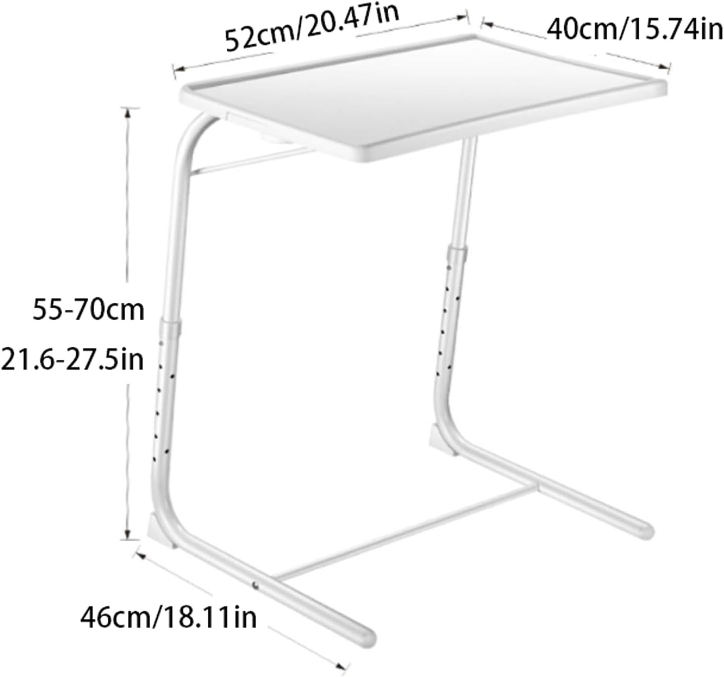 Modern side table tray table, lazy folding computer desk, portable work desk, bedside table, easy learning, notebook lifting, multi-purpose folding table coffee table