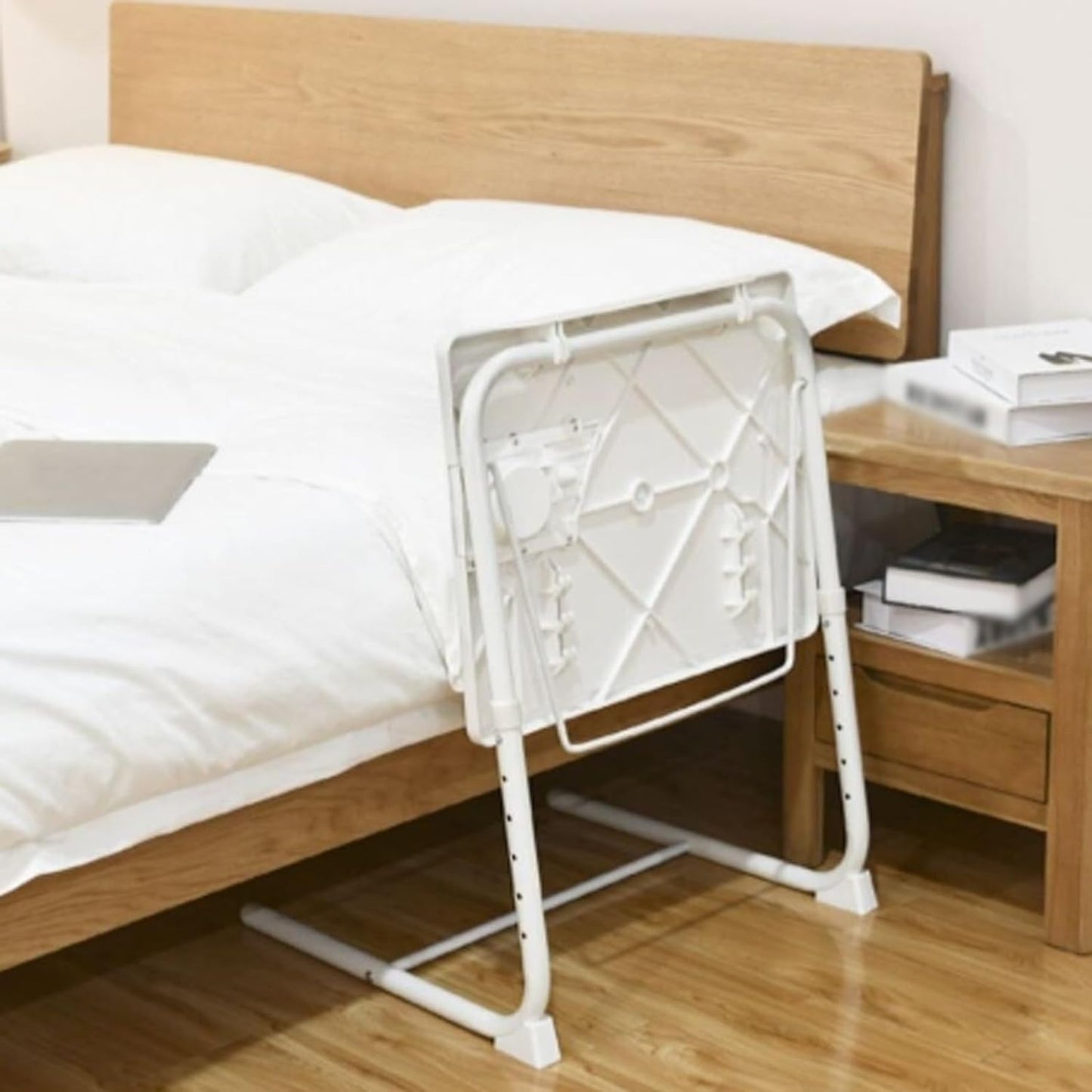 Modern side table tray table, lazy folding computer desk, portable work desk, bedside table, easy learning, notebook lifting, multi-purpose folding table coffee table
