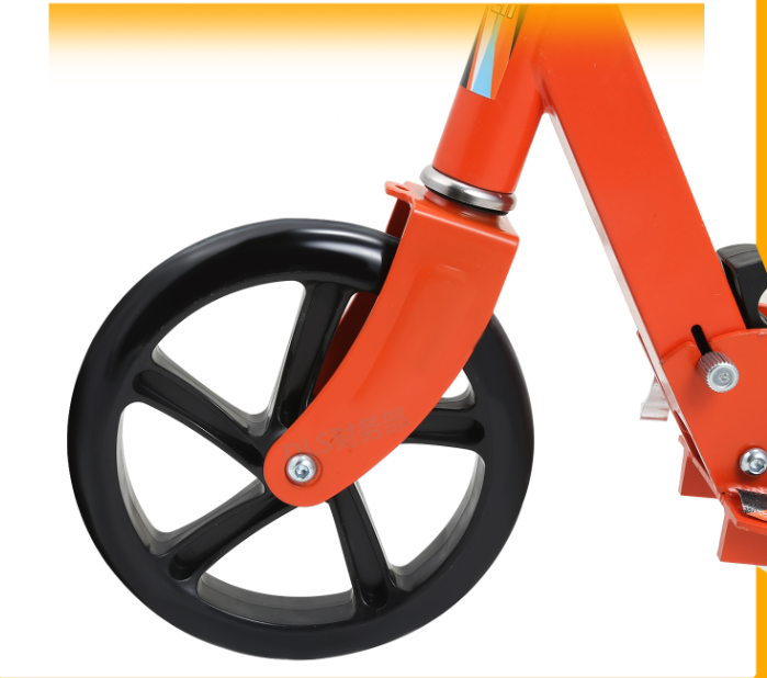 Children's scooter, aluminum children's scooter 205mm kick scooter, foldable children's scooter with 2 wheels and 3 height-adjustable children's scooters for children from 5