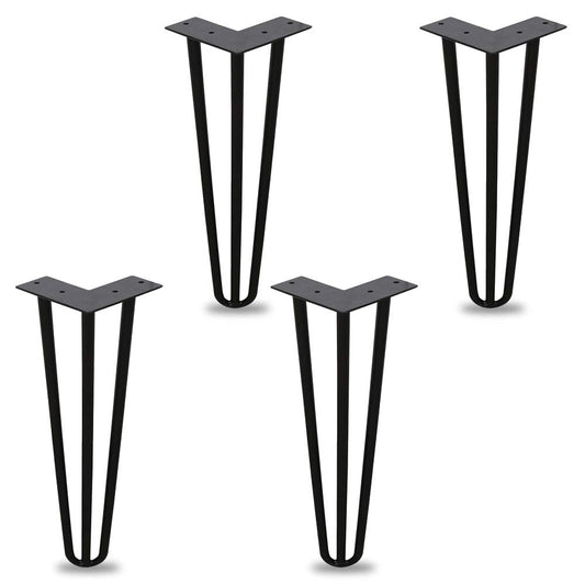 Goluckyin 4er Hairpin Legs desk table legs 20cm 3 rod