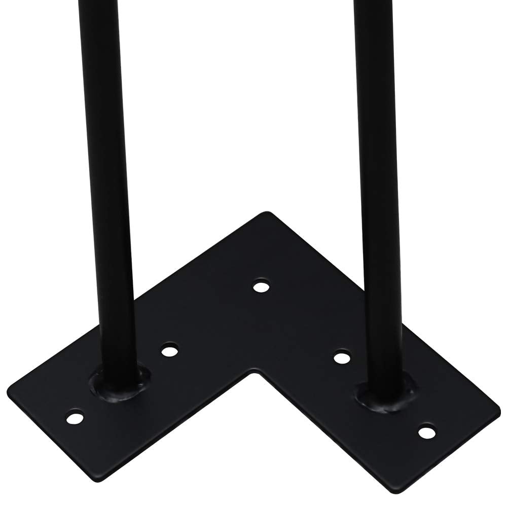 Goluckyin 4er Hairpin Legs desk table legs 40cm 2 rod