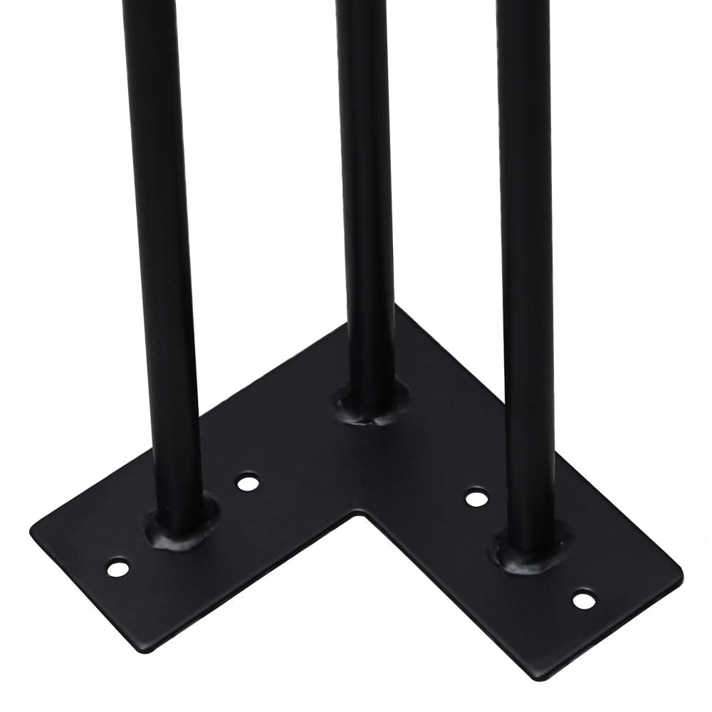 Goluckyin 4er Hairpin Legs desk table legs 20cm 3 rod