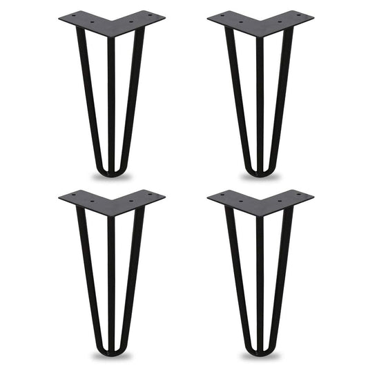 Goluckyin 4er Hairpin Legs desk table legs 15cm 3 rod
