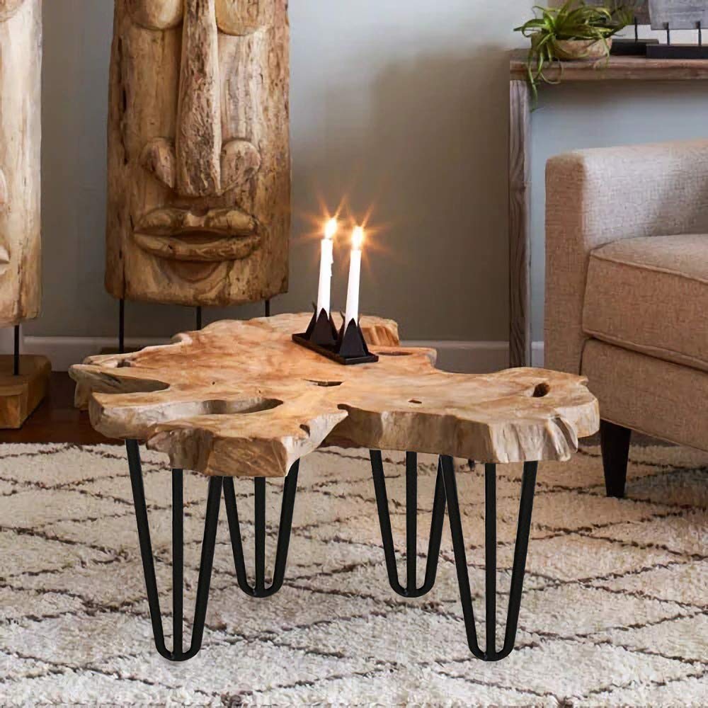 Goluckyin 4er Hairpin Legs desk table legs 30cm 3 rod